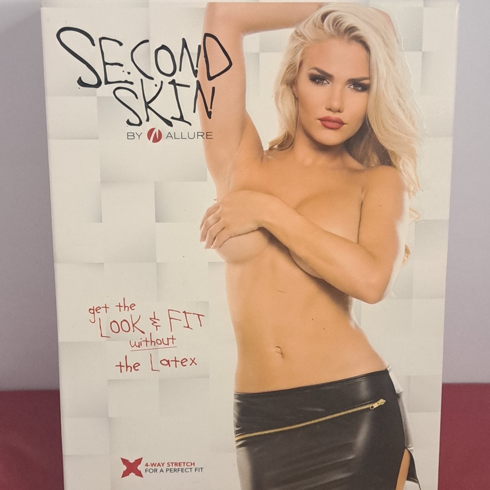 Allure Lingerie Second Skin Zipper Mini Skirt